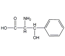 dl-β-苯基絲氨酸結(jié)構(gòu)式